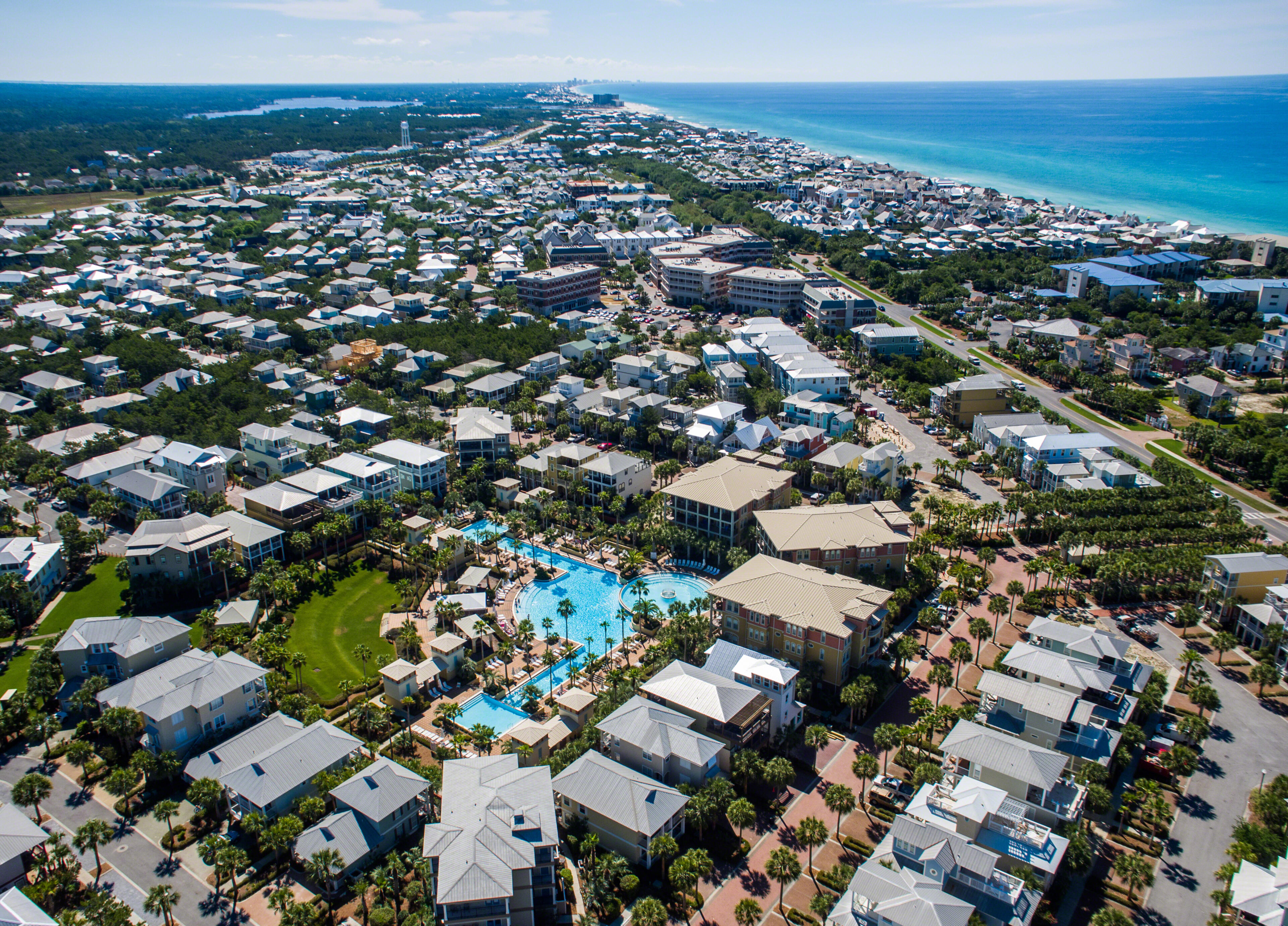 Seacrest Beach community on 30A